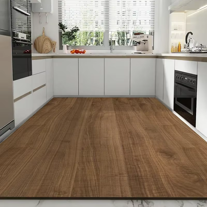 Tapis pour cuisine tapis de sol imperméable tapis de zone antidérapant résistant à l'huile décoratio