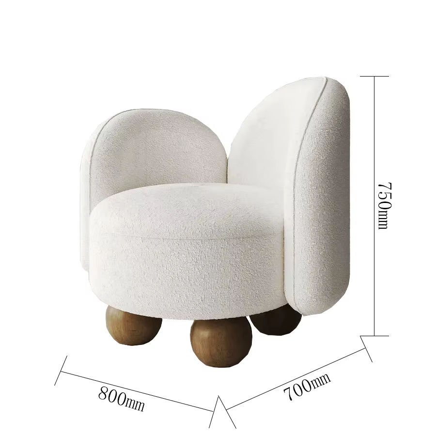 Fauteuils de salon relaxants, chaises de chambre à coucher en bois, design unique et moderne, avec s