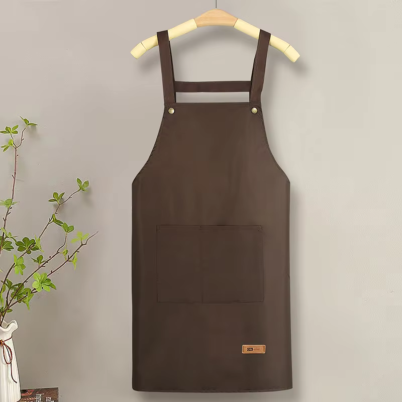 Tablier de cuisine – Tabliers en toile imperméables réglables et mignons unisexes, idéaux pour les c