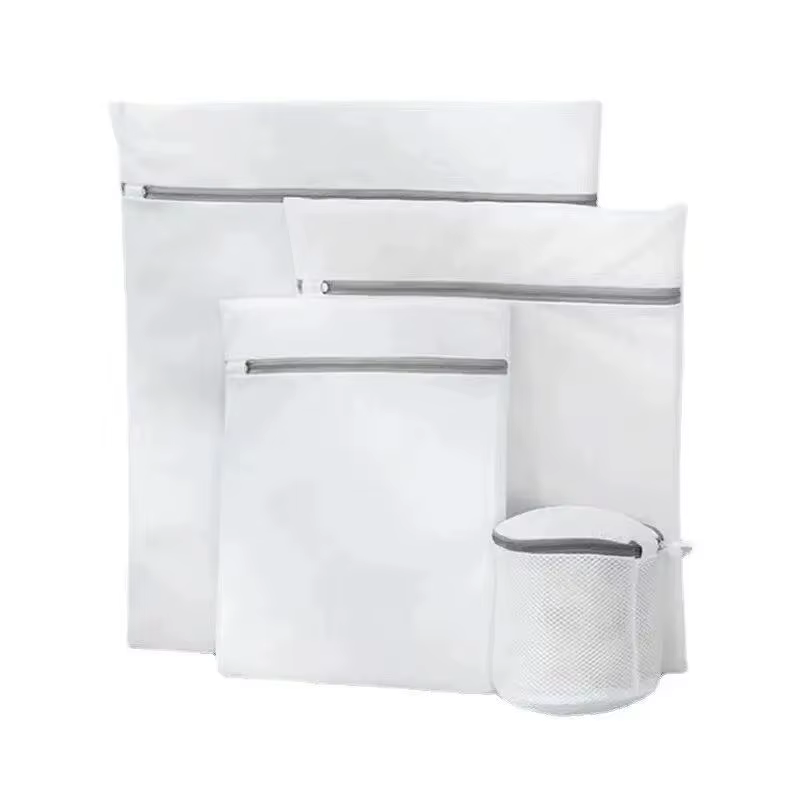 Sacs à linge imprimés, ensemble de sacs de soins et de lavage de vêtements en maille Fine, grand sou