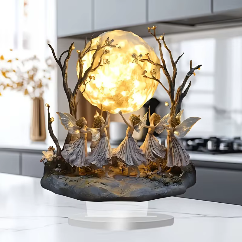 Statues de décoration féeriques pour la maison, 1 pièce, sous la lumière de la lune, cadeaux idéaux 