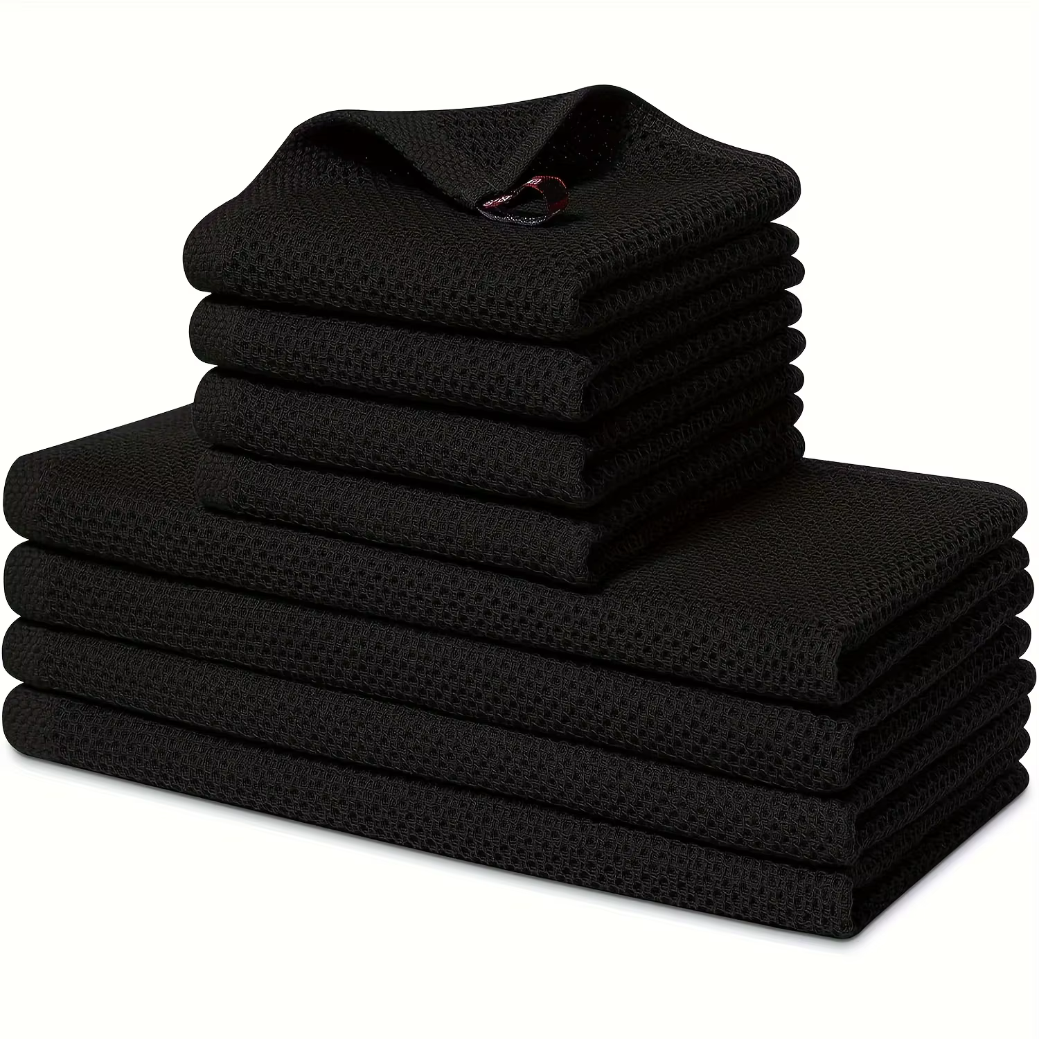 4/6/8/10 pièces, 28Cm × 28Cm, 35Cm × 70Cm, ensemble de serviettes de cuisine 100% pur coton, ultra-d