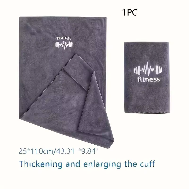 Serviette de sport TILONDEX 1PC en microfibre à séchage rapide pour la gym, absorption de la transpi