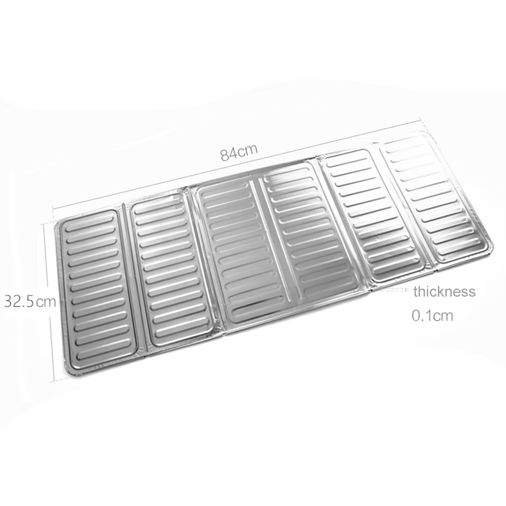 Plaque anti-huile pour cuisinière pliable, isolation thermique, déflecteur vert anti-éclaboussures, 