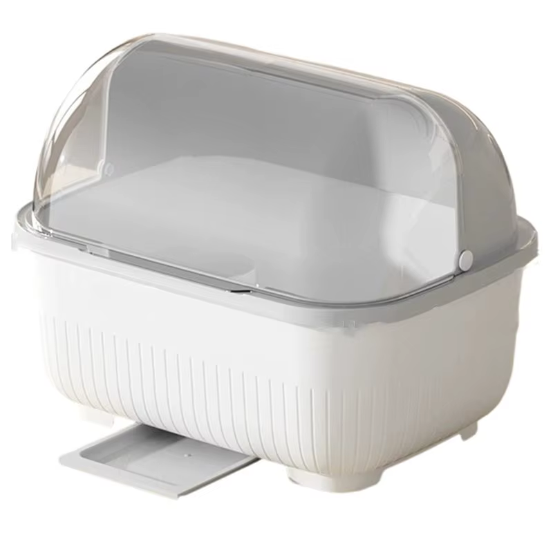 BSEVB-Grand support de rangement pour cuisine, boîte de rangement pour vaisselle, égouttoir à vaisse