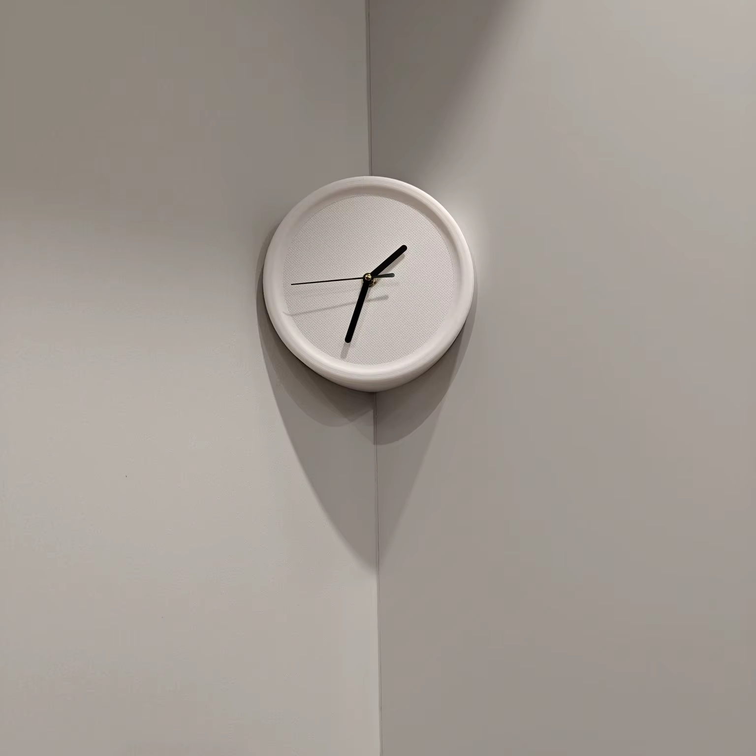 Horloge décorative murale silencieuse sans perçage, pour coins intérieurs et extérieurs, salon, styl