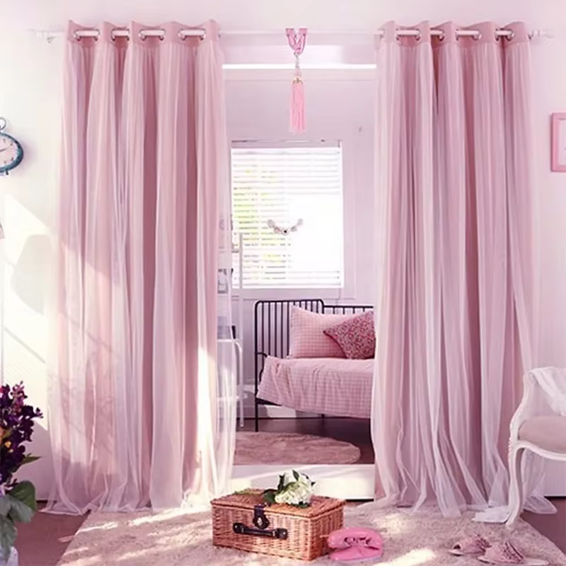 Rideau occultant romantique japonais pour salon, chambre de filles, rideaux occultants pour fenêtre,