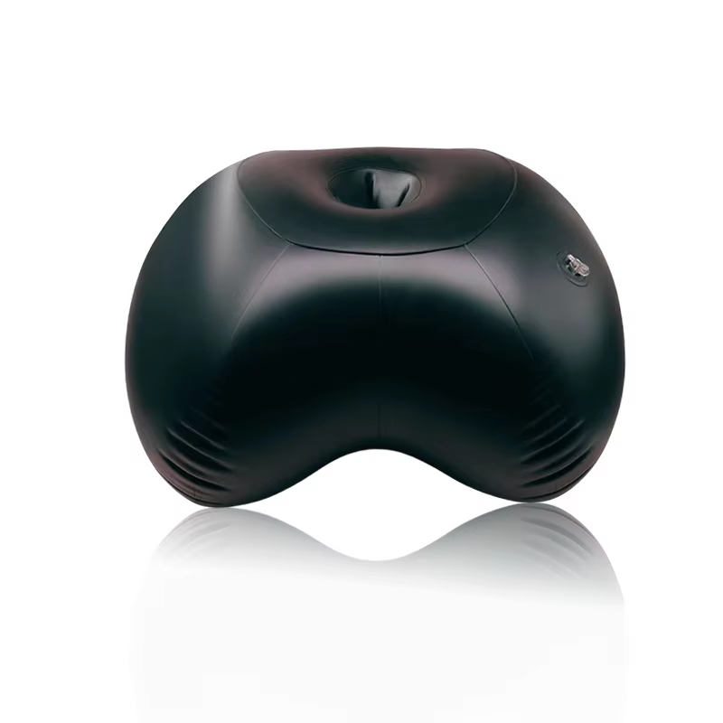 Coussin gonflable noir tendance pour le repos au lit, ensemble de coussins gonflables pour le soutie