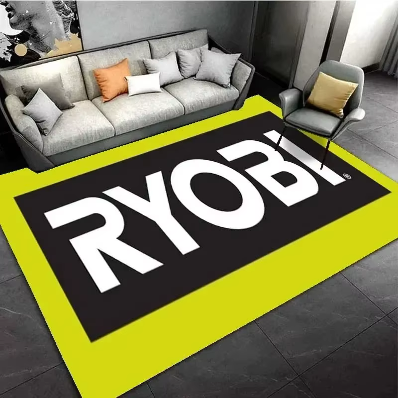 Ryobi équipement outils électriques marque Logo tapis pour salon chambre décoration tapis enfants sa