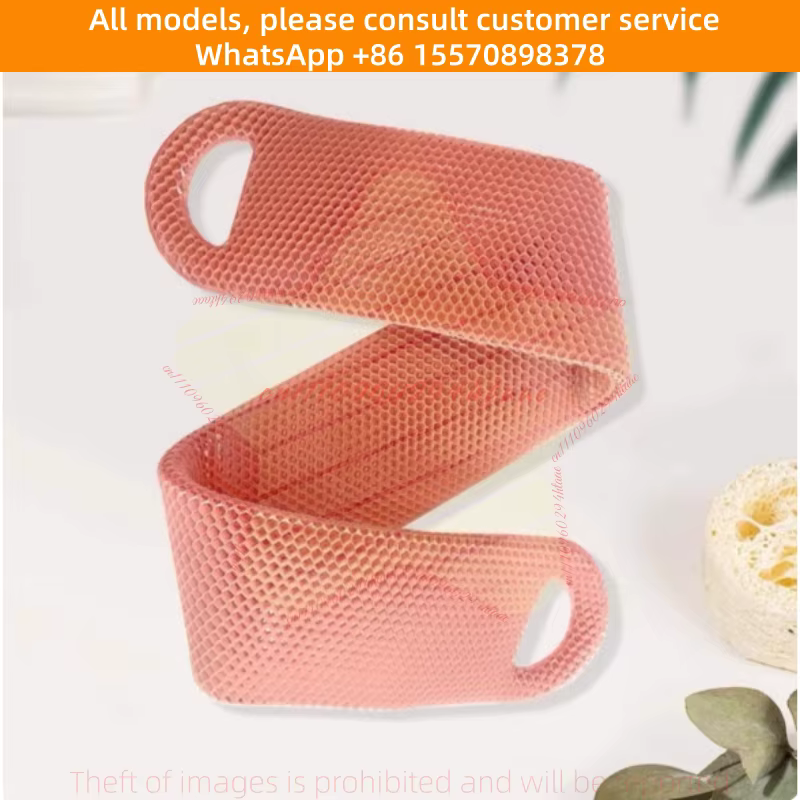 Serviette de bain exfoliante en TPU double face, éponge corporelle auto-nettoyante pour le dos, outi