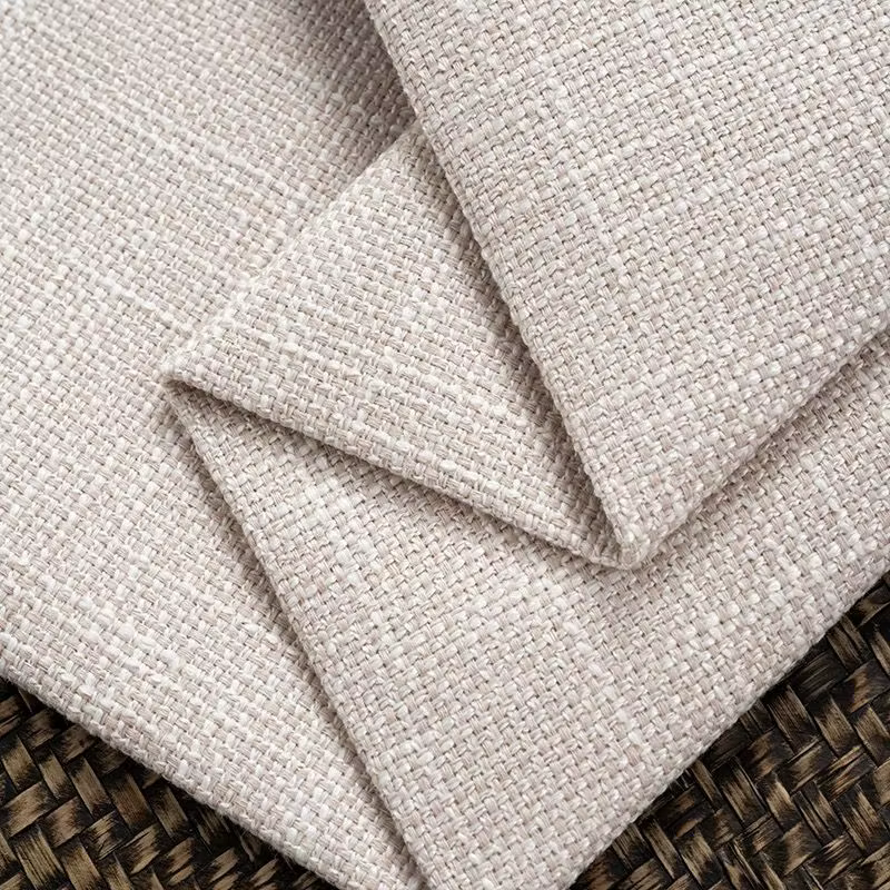 Tissu de canapé en lin de coton épais par mètres, taie d'oreiller, nappe, bricolage, couture, portab