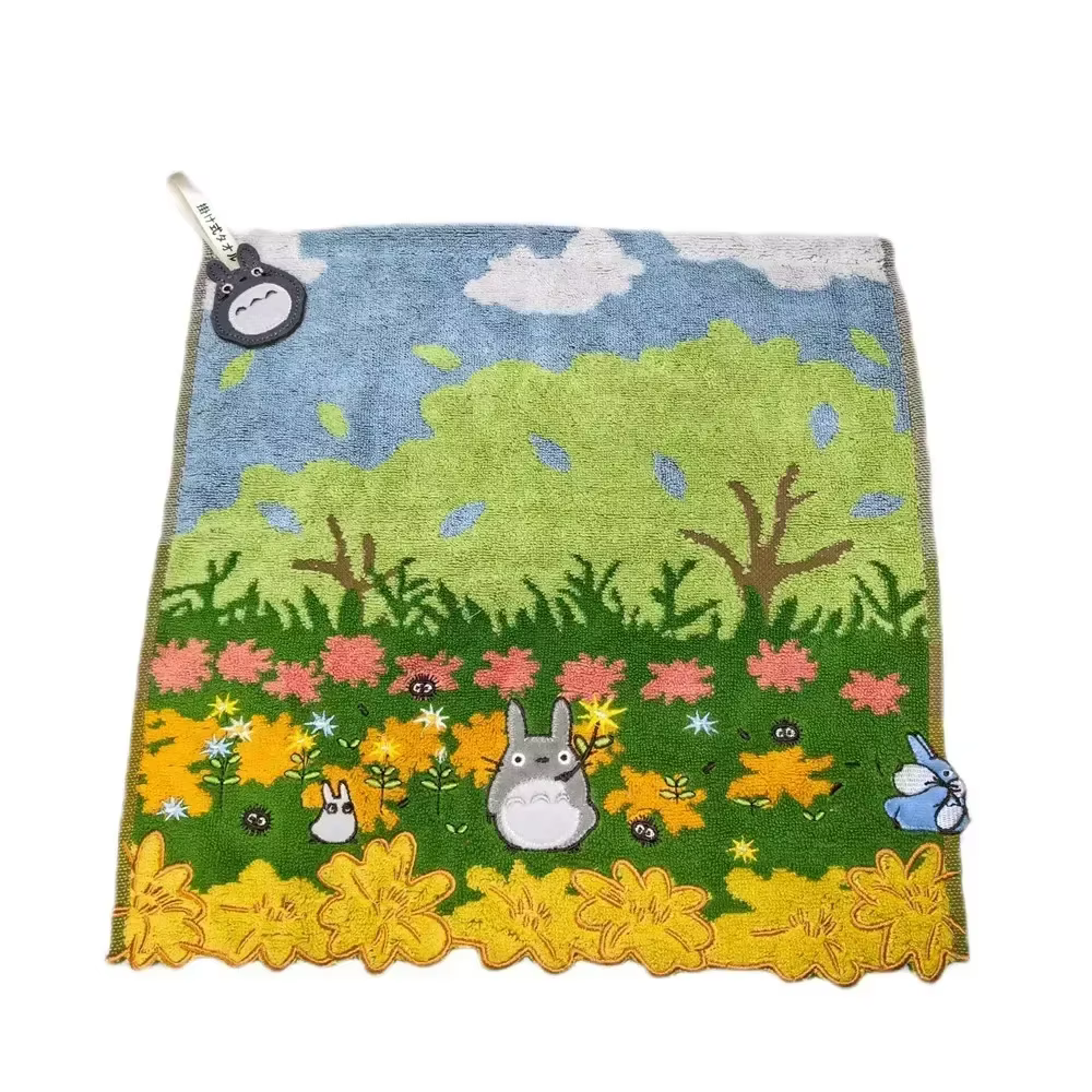 Mignon 100% coton broderie dessin animé serviettes salle de bain petite serviette Batrh pour enfants
