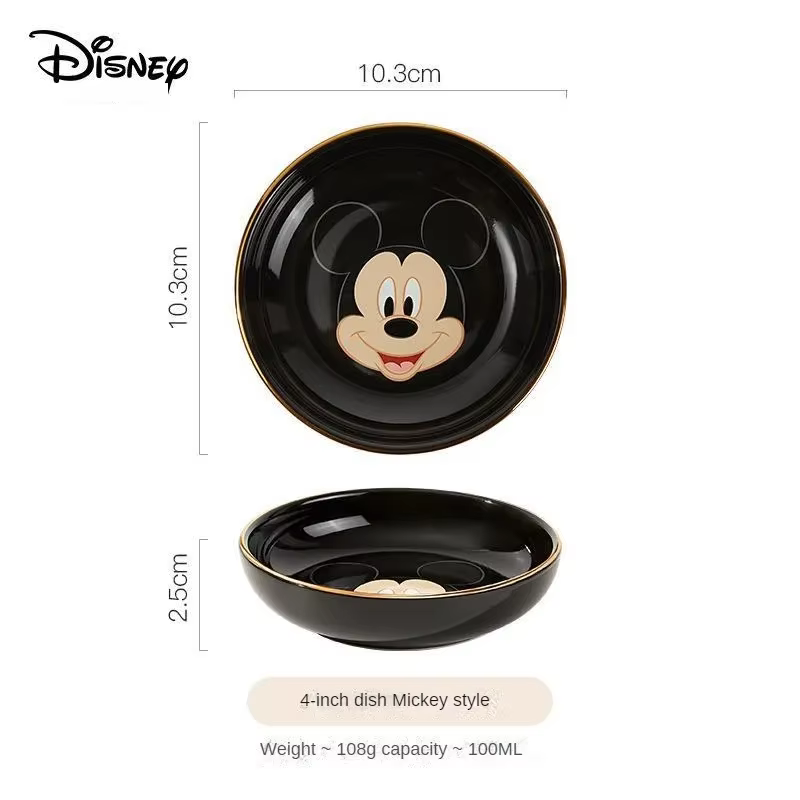 Vaisselle de cuisine Disney Mickey Mouse, bol en céramique pour enfants, bol à salade domestique, as