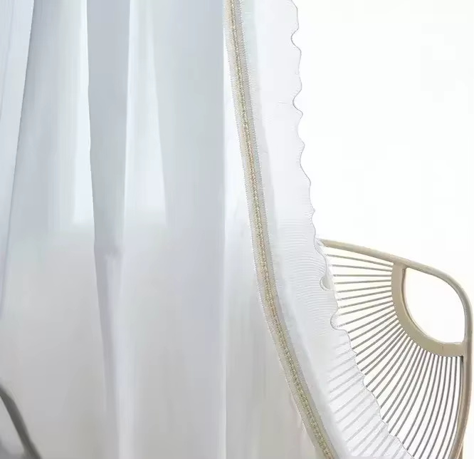 Rideaux français pour salon, salle à manger, chambre à coucher, Texture Chenille en relief séchée cr