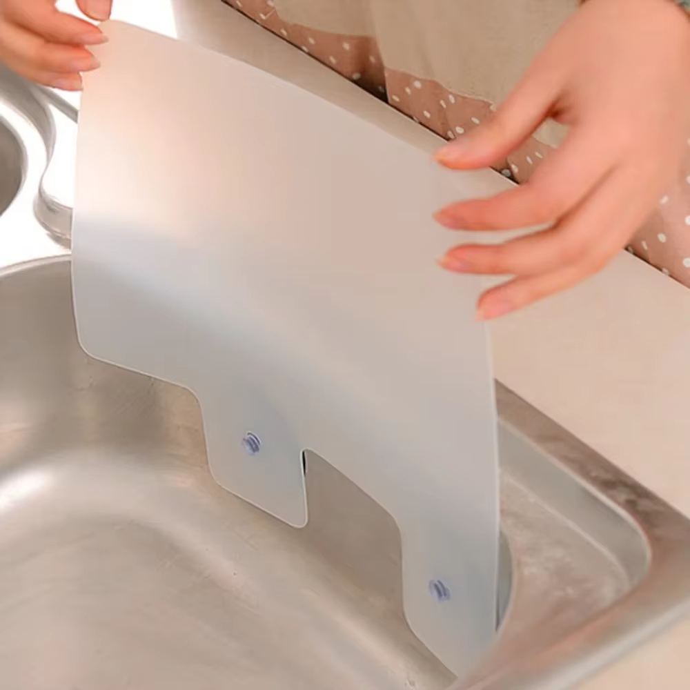 Protections contre les éclaboussures d'eau pour évier de cuisine, avec ventouse, écran étanche pour 