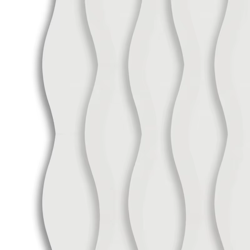 Rideaux de stores verticaux S Wave pour porte coulissante en verre, modèle KVSWave, taille personnal