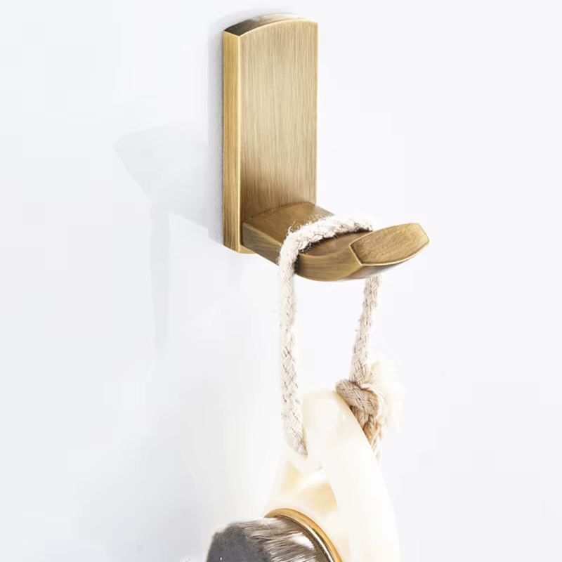 Ensemble d'accessoires de salle de bains, porte-rouleau de papier toilette brossé en laiton Antique,