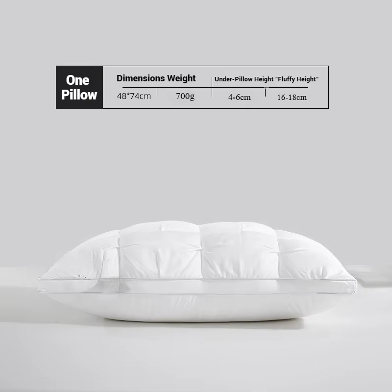 Oreillers confortables pour dormir, oreiller d'hôtel 5 étoiles, tridimensionnel, doux, délavé bilaté