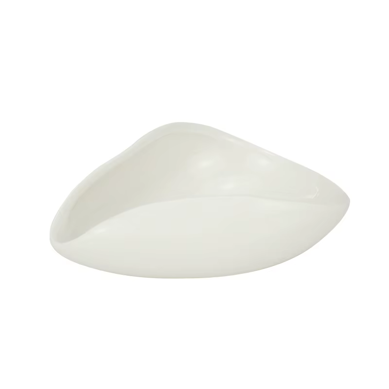 Plateaux de dosage de grains de café en céramique blanche Pure, articles de mesure de dosage de grai