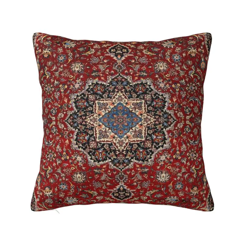 Taie d'oreiller carrée personnalisée pour salon, décoration de coussin bohème de luxe, style marocai