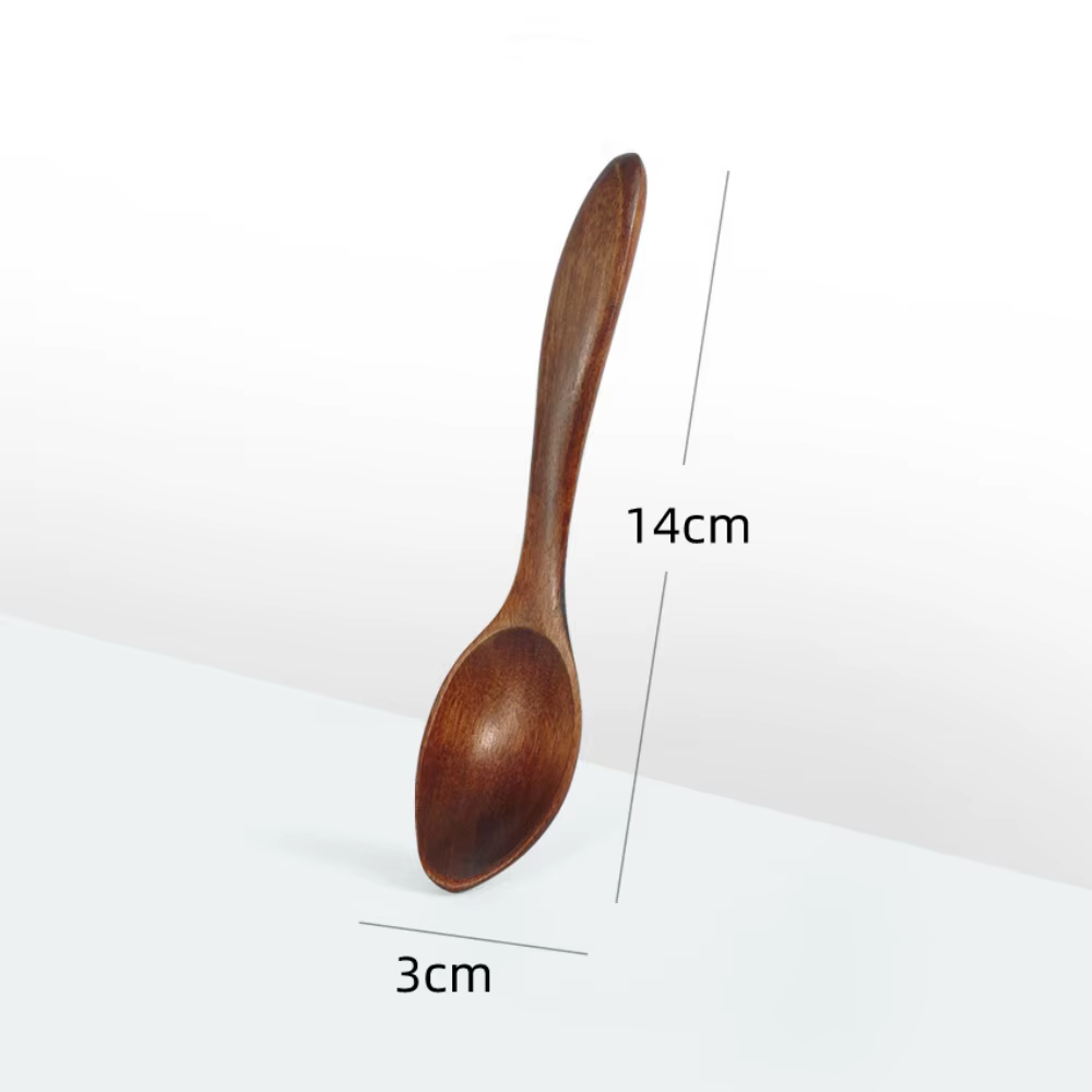 Cuillère en bois cuillère de cuisine motif ondulé en bambou cuisine ustensile de cuisine outil soupe