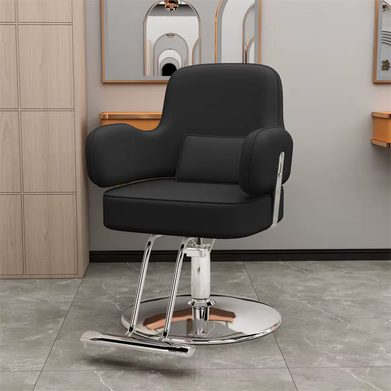 Design salon de coiffure barbier organisateur esthétique plancher élégant chaise de barbier conforta