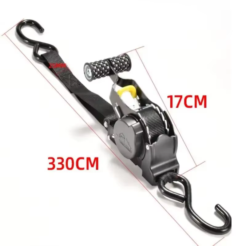 Courroie de tendeur à cliquet pour voiture, sangles automatiques pour ruban de chargement, sangle à 