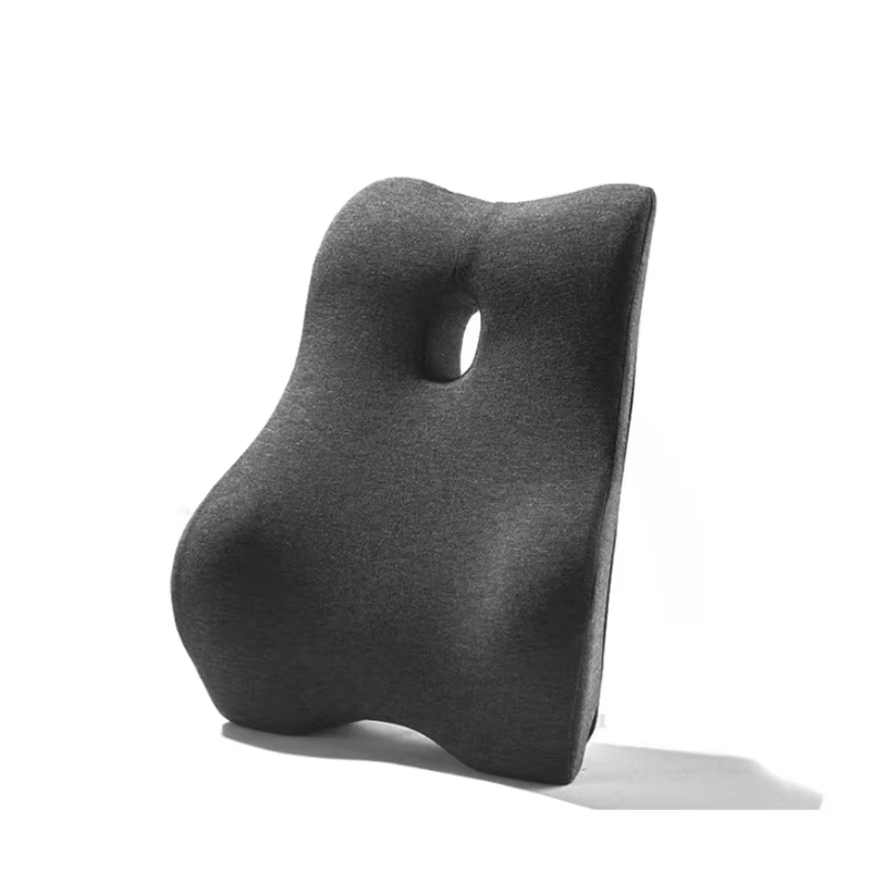Coussin lombaire ergonomique en mousse à mémoire de forme avec housse amovible, soutien de posture d