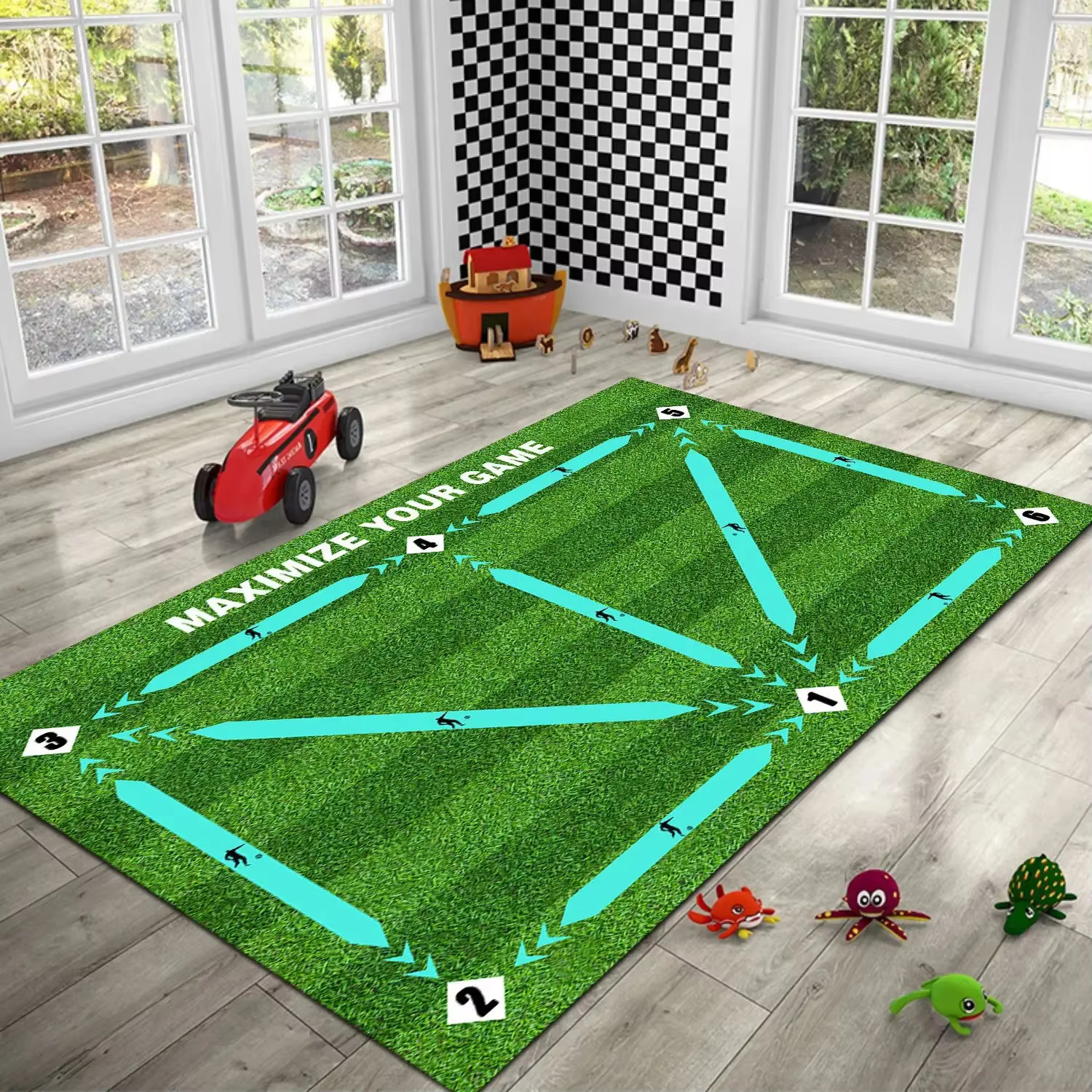 Tapis d'entraînement de football pour enfants et adultes, tapis de dribble, équipement d'entraînemen