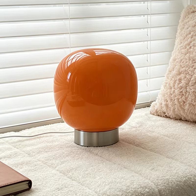 Lampe de table en verre de Murano en forme de cube de sucre, lampe de chevet minimaliste Bauhaus, lu
