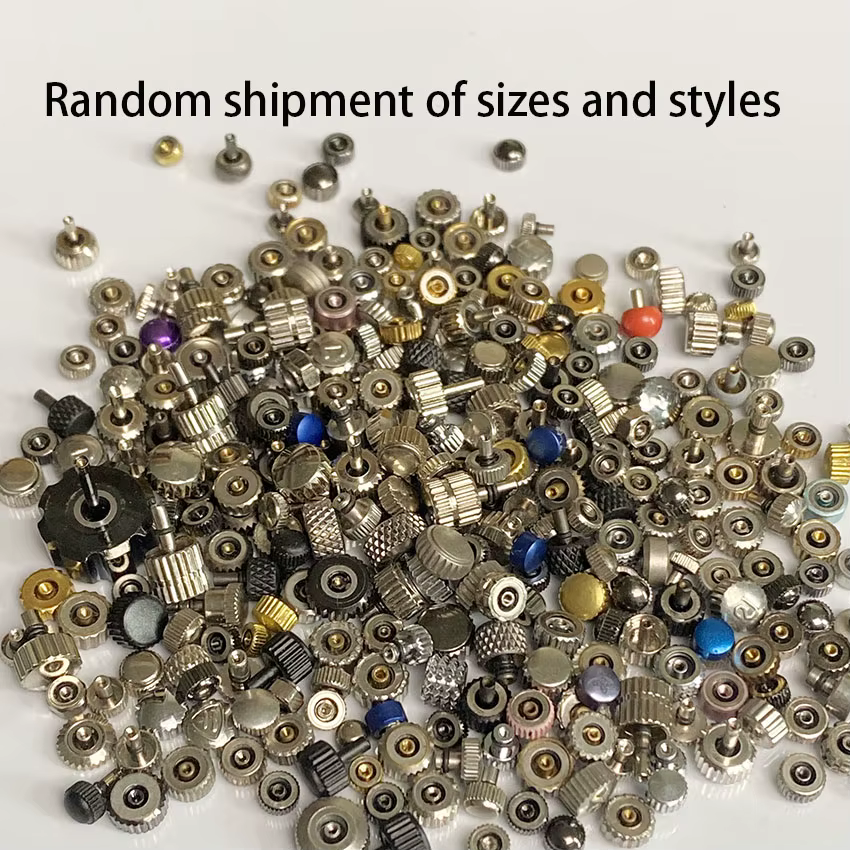 Accessoires de montre : Têtes de manivelle de styles variés, expédiées aléatoirement. Accessoires DI