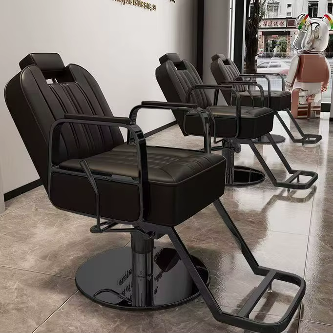 K – chaises modernes haut de gamme en forme d'acier, utilisées pour les salons de coiffure, les salo