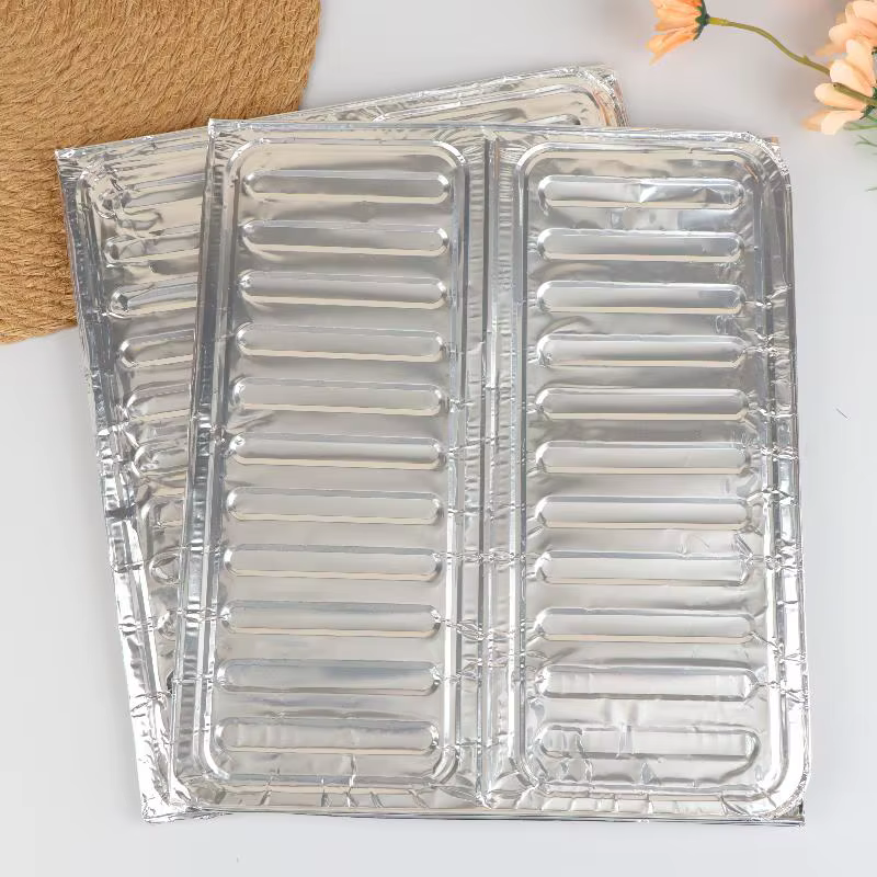 Plaque de déflecteur d'huile de poêle anti-éclaboussures, 2 pièces, bouclier de cuisine en aluminium