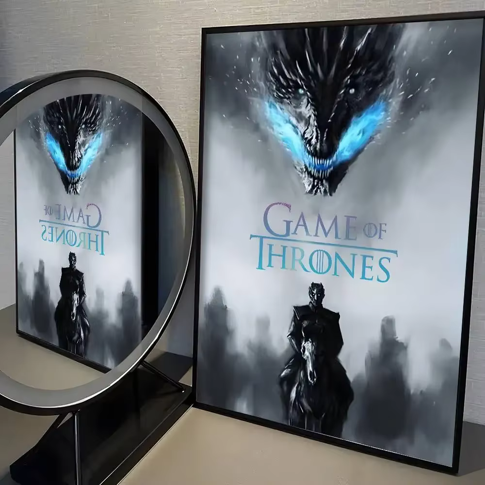 Affiche classique Dragon G-Game-Of-Thrones, papier étanche imprimé, autocollants de décoration de sa