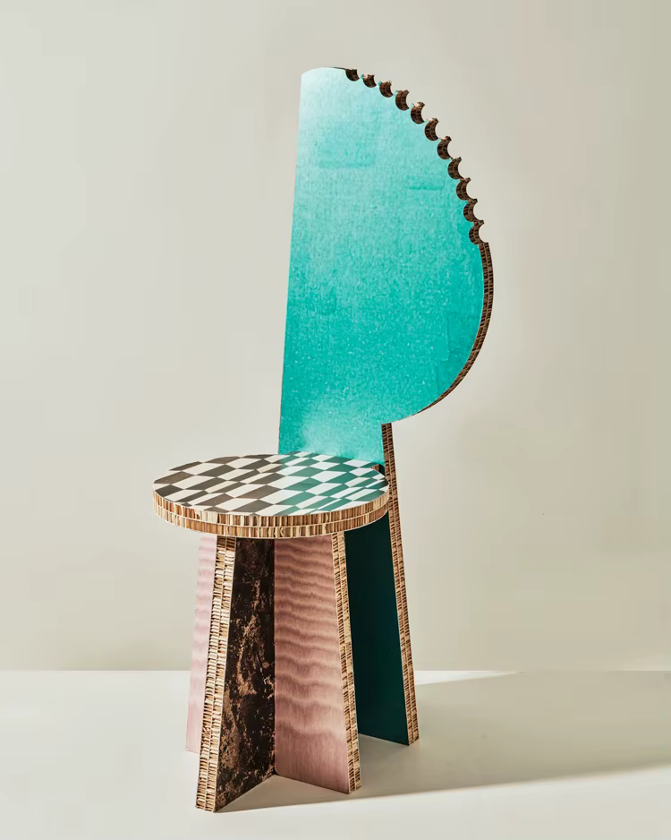 Chaise de designer haut de gamme créative en forme de couteau et de fourchette, mobilier de luxe lég