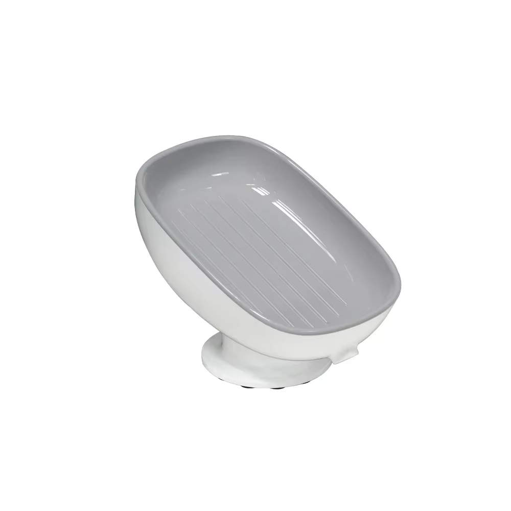 Porte-savon de salle de bains, 1 pièce, boîte à savon auto-drainante avec Super aspiration, récipien