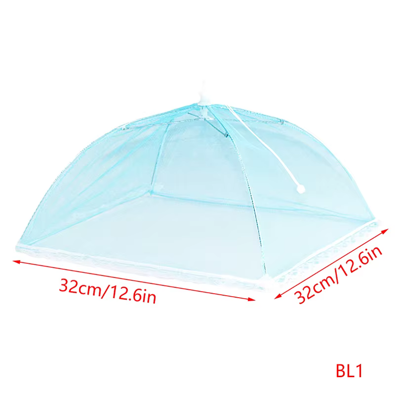 Tente Anti-Mouches Pliable en Maille pour Cuisine, Filet breton, Parapluie de Pique-nique, Protectio