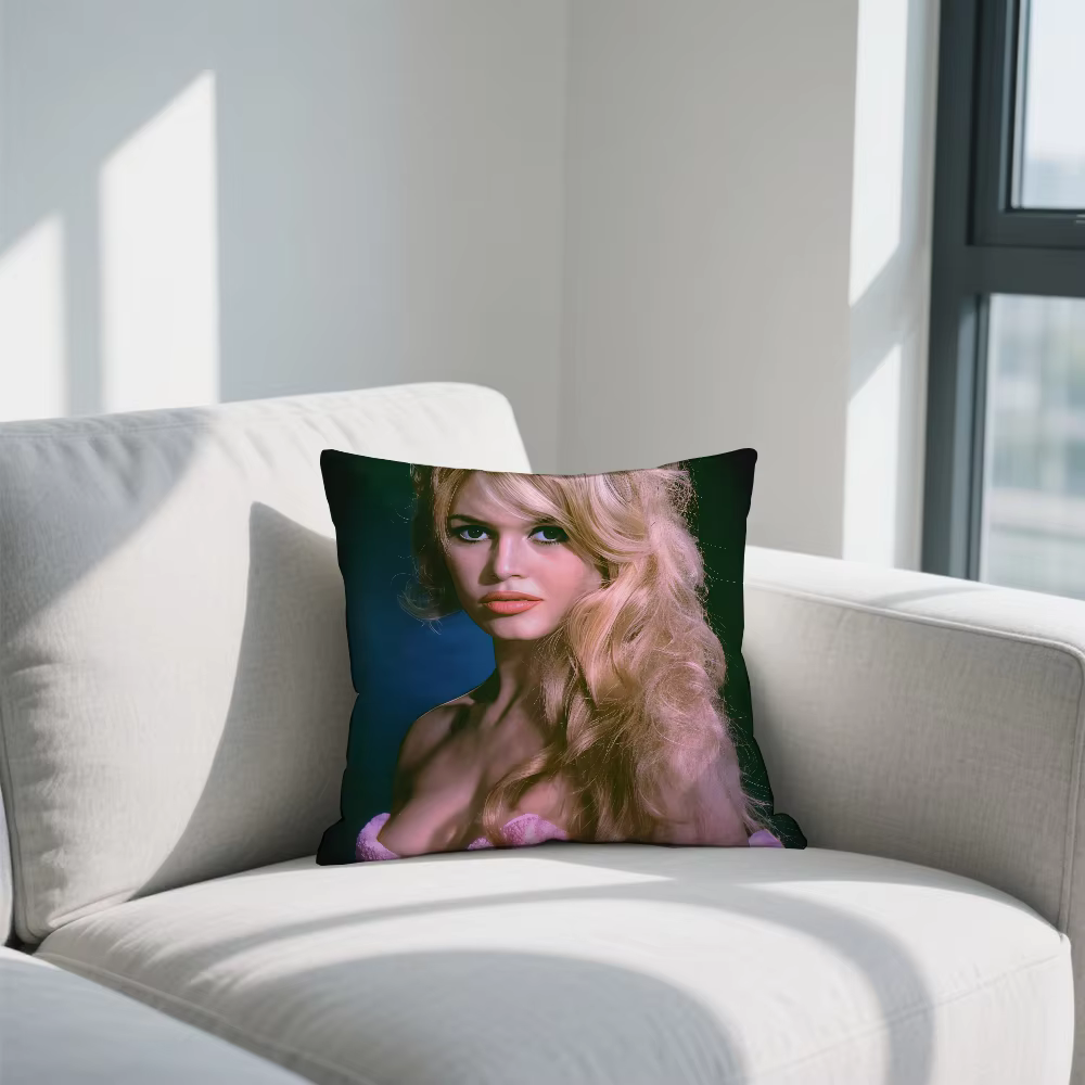 Housse de coussin en Polyester imprimé Double face, taie d'oreiller à motif B-Brigitte, coussin déco
