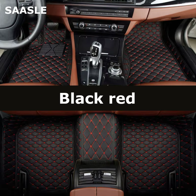 SAASLE tapis de sol de voiture personnalisés pour Nissan Qashqai 2008-2025 ans tapis Auto pied Coche