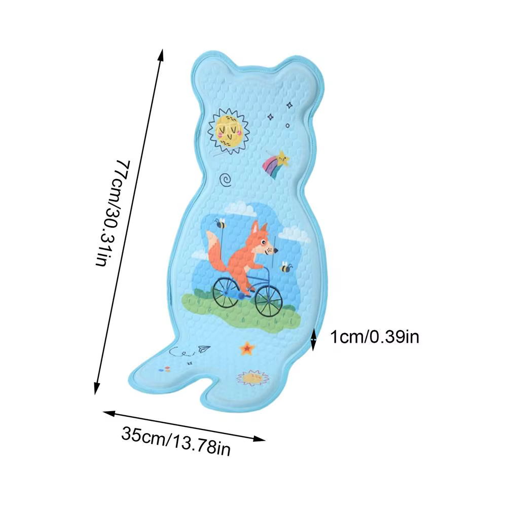 Tapis rafraîchissant pour poussette bébé, en gel alvéolé respirant, doublure universelle pour siège 
