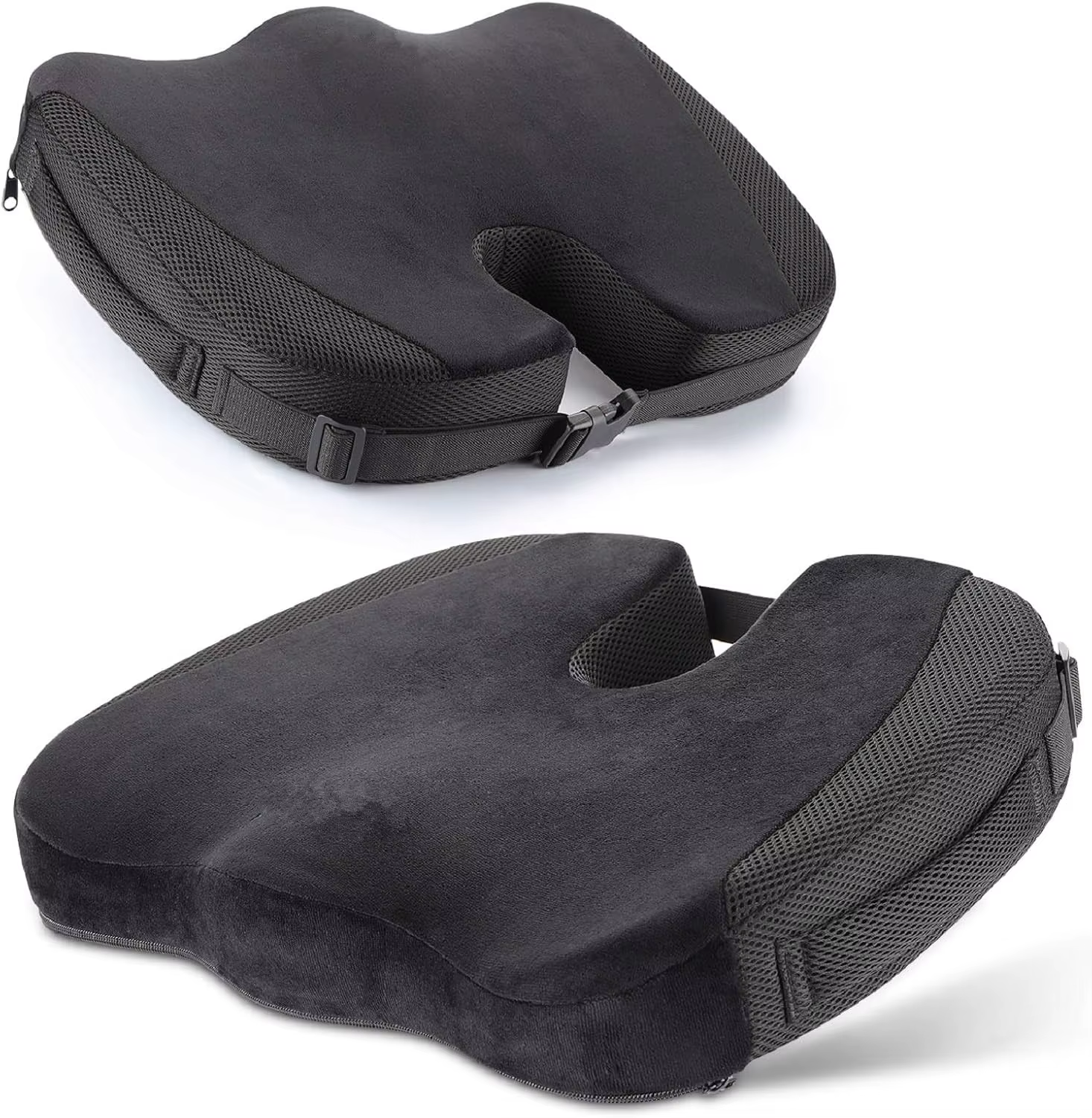 Coussin de siège en mousse à mémoire de forme pour CÔTÉ cyx, oreiller en forme de U pour chaise, cou
