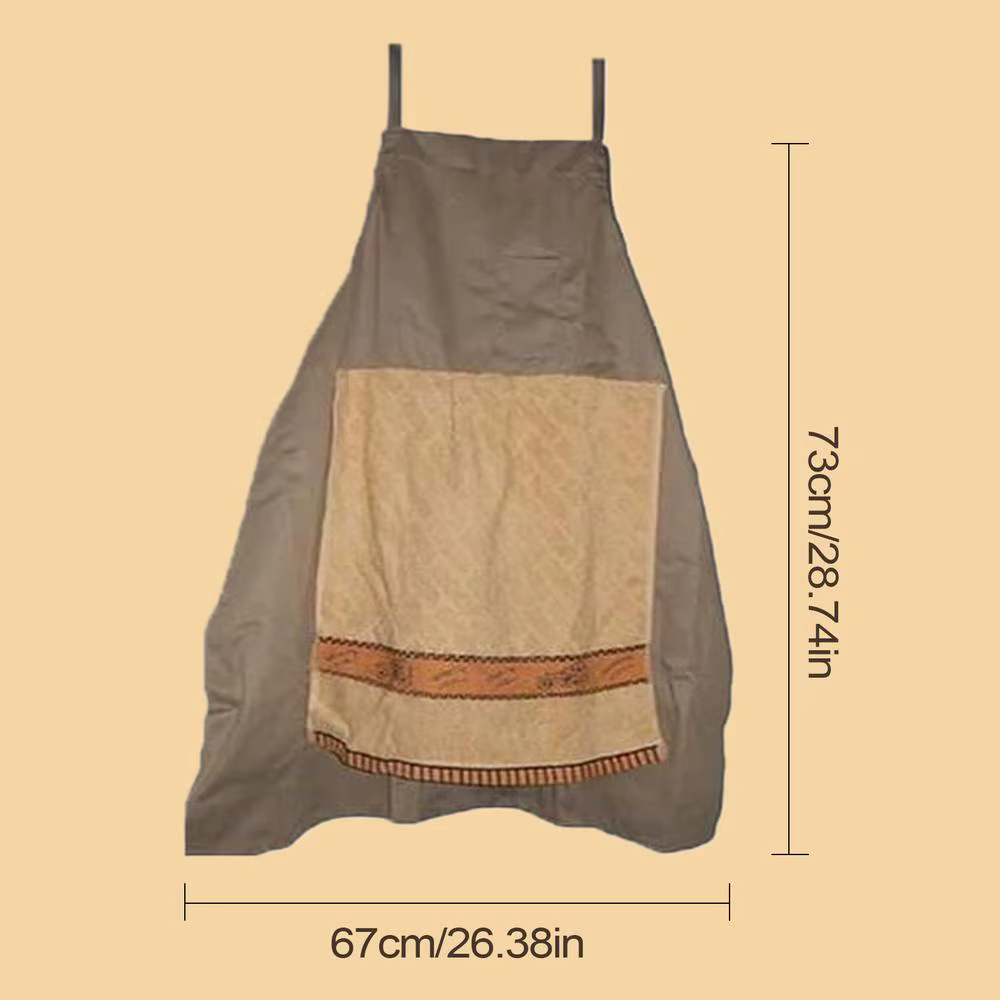 Tablier de Chef Farfelé Créatif avec Poche – Cadeau Amusant et Pincant, Surprise pour la Cuisine, Hu