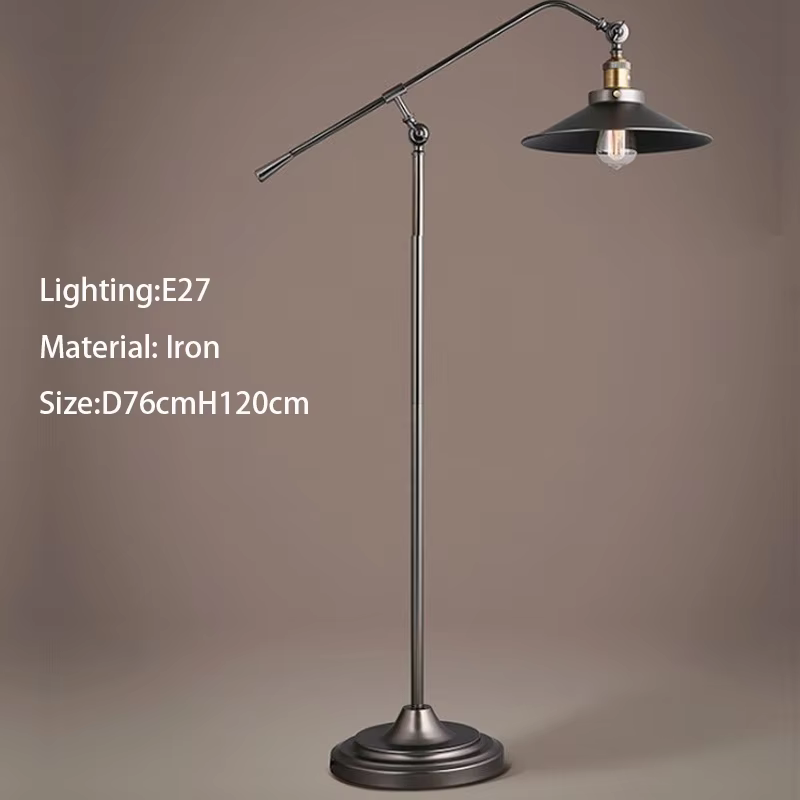 Design lampadaires moderne rétro métal Lustre LED salon debout lumière décor à la maison éclairage i