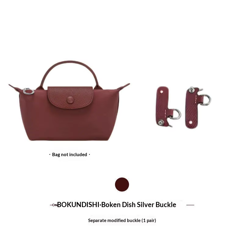 Nouvelle Sangle de Sac en Cuir Couleur Anthracite Lime pour Longchamp Mini – Durable, Tendance, Sans