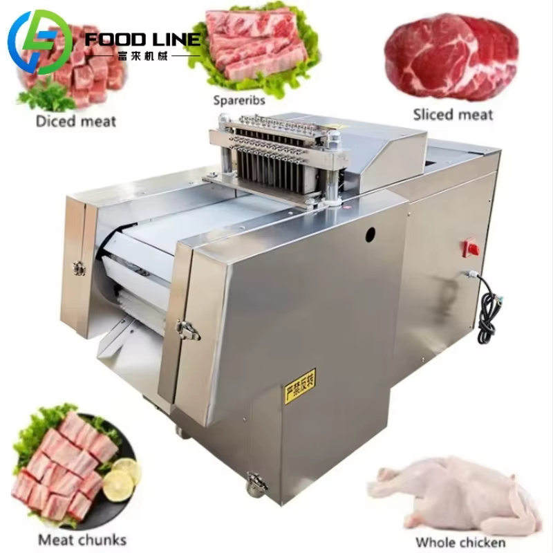 Machine de transformation de viande de qualité industrielle, coupe et trancheuse automatiques pour b
