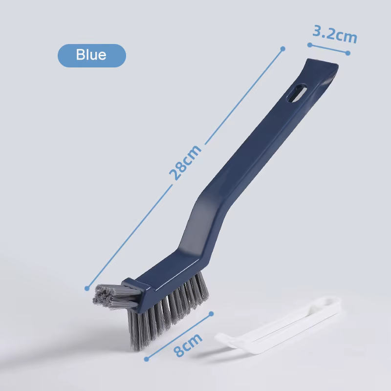 Brosse de nettoyage polyvalente pour carrelage de salle de bains, fente de sol, rainure de fenêtre, 
