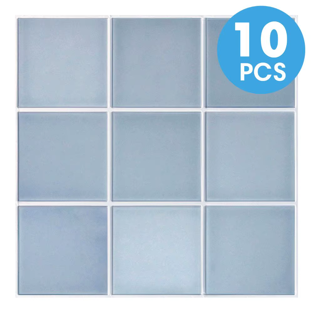 Panneaux muraux carrés en PVC à décoller et à coller, panneaux muraux décoratifs pour salon, impermé
