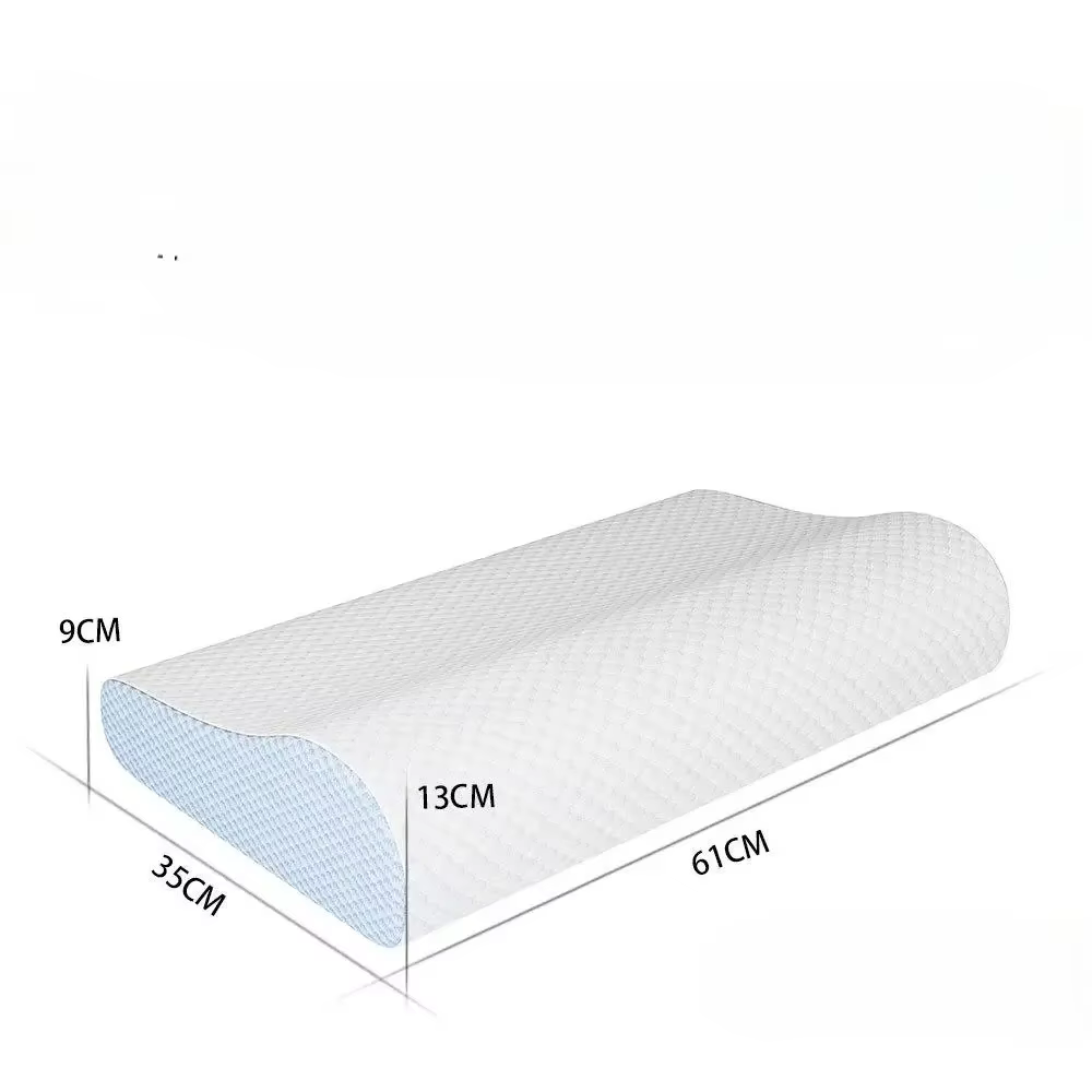 Oreiller cervical en mousse à mémoire de forme pour dormir, oreiller de lit de contour pour le cou, 