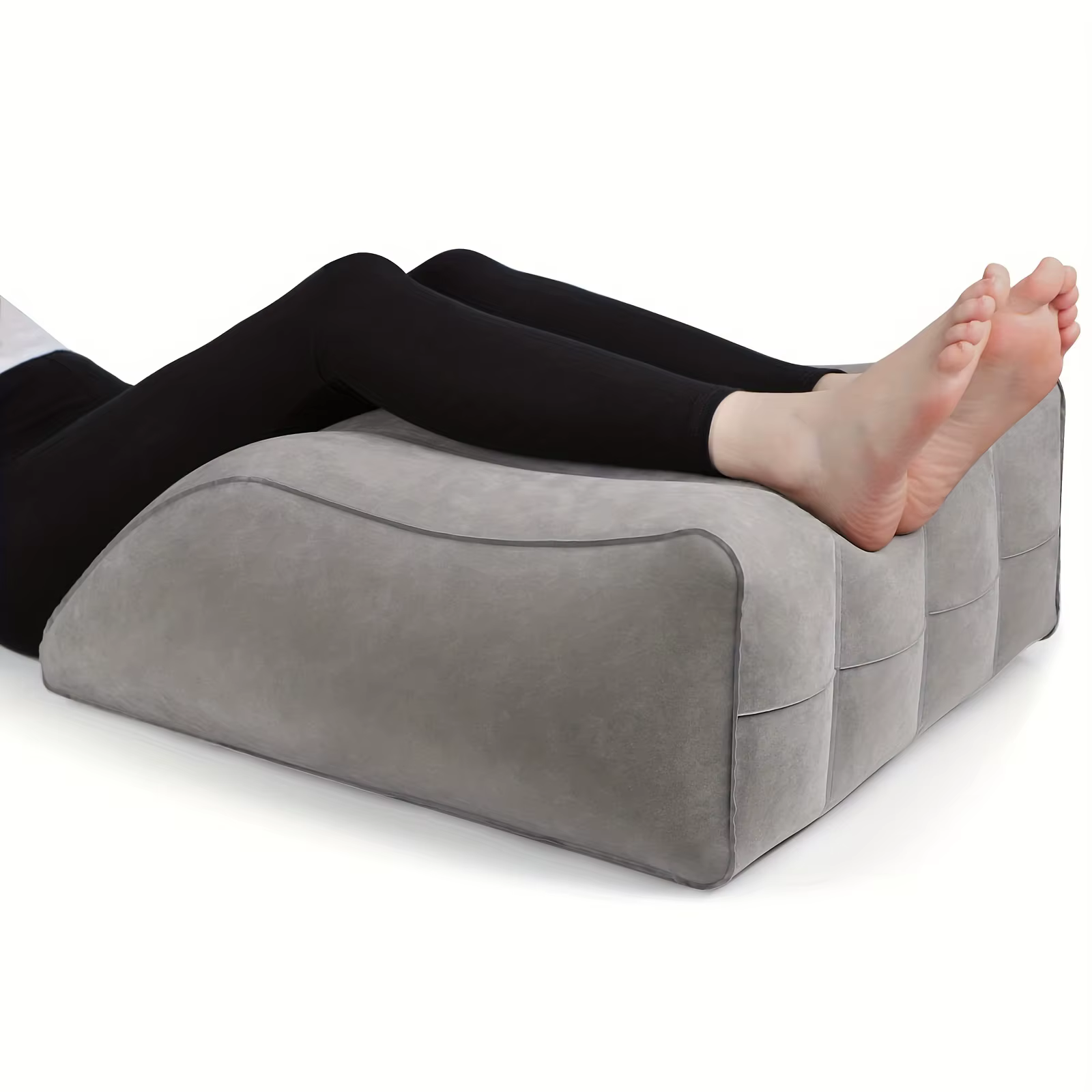 Oreiller de levage de jambes 1 pièce, oreiller gonflable de soutien des pieds, coussin de levage des