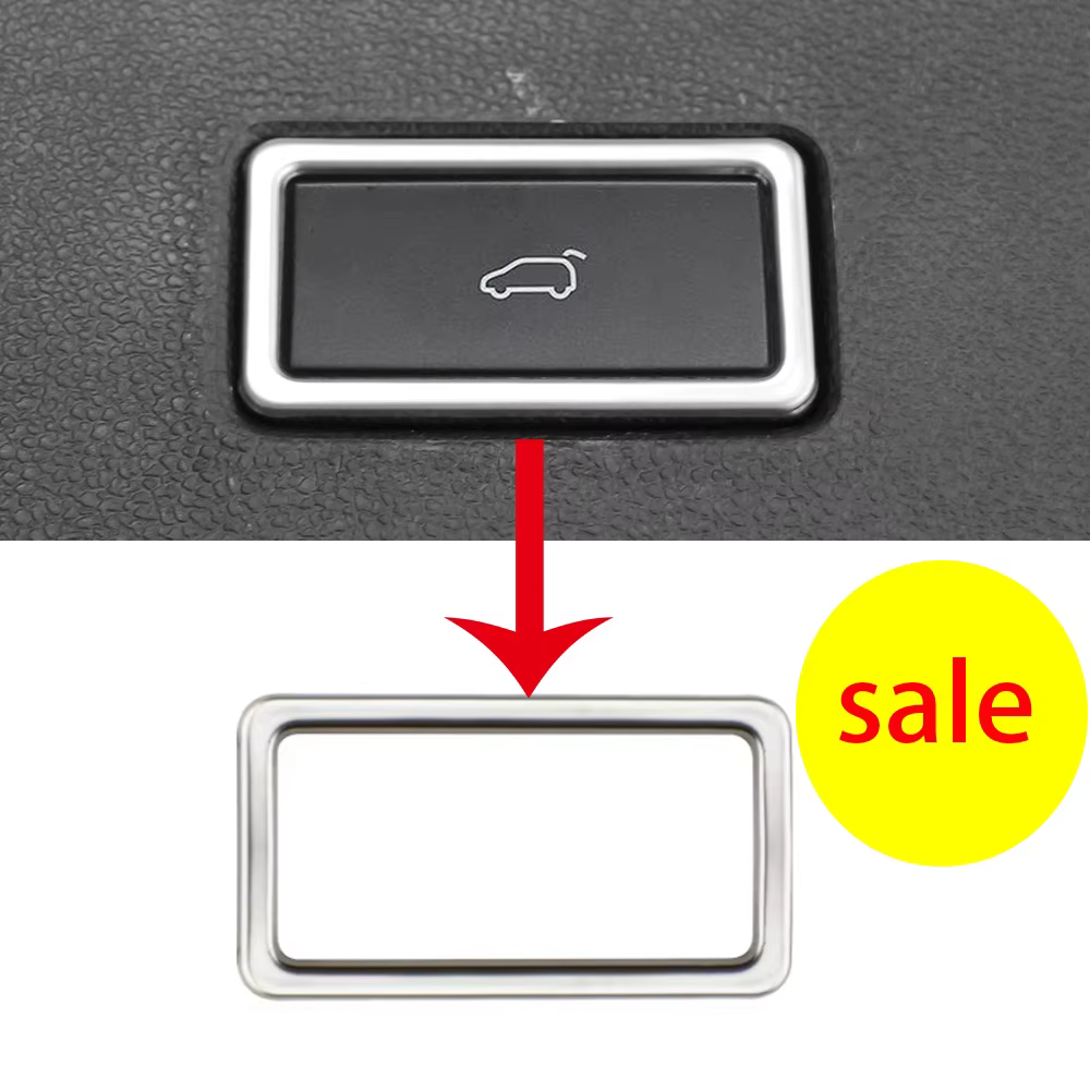Accessoire de voiture – Autocollant de couverture de bouton de coffre pour modèles VW Passat/Troc/Ti